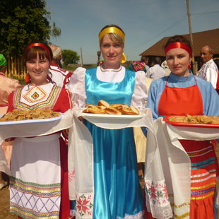 Вот так мы встречаем дорогих гостей!